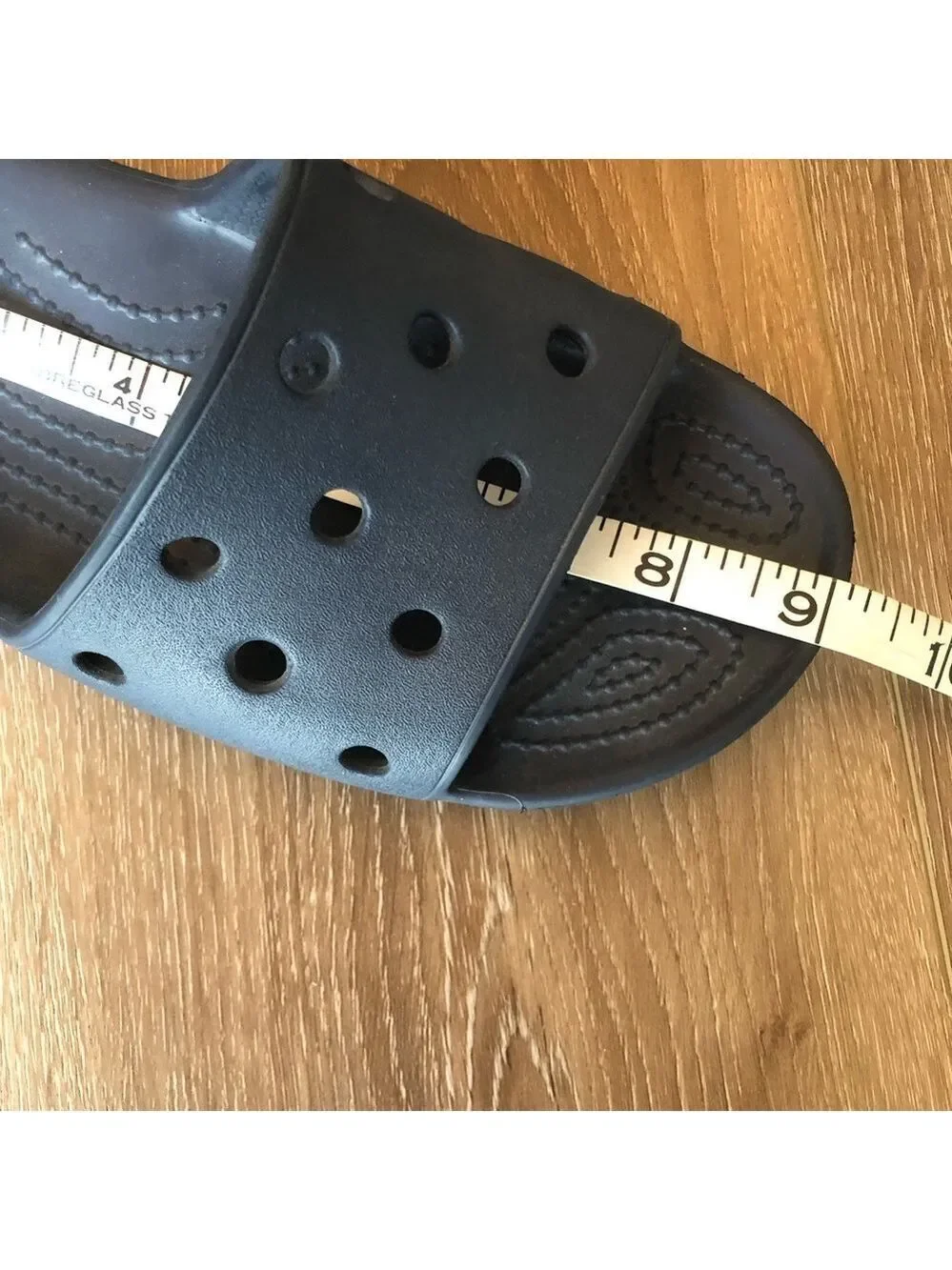 CROCS Classic II Slide Sandals Navy Blue men’s 3/women’s 5 with crocs charm